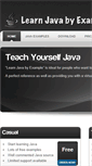 Mobile Screenshot of learn-java-by-example.com